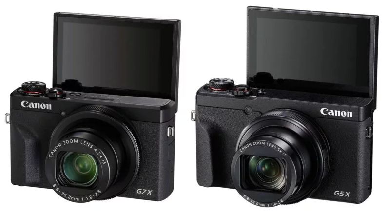 Canon Powershot G7 X Mark III and G5 X Mark II