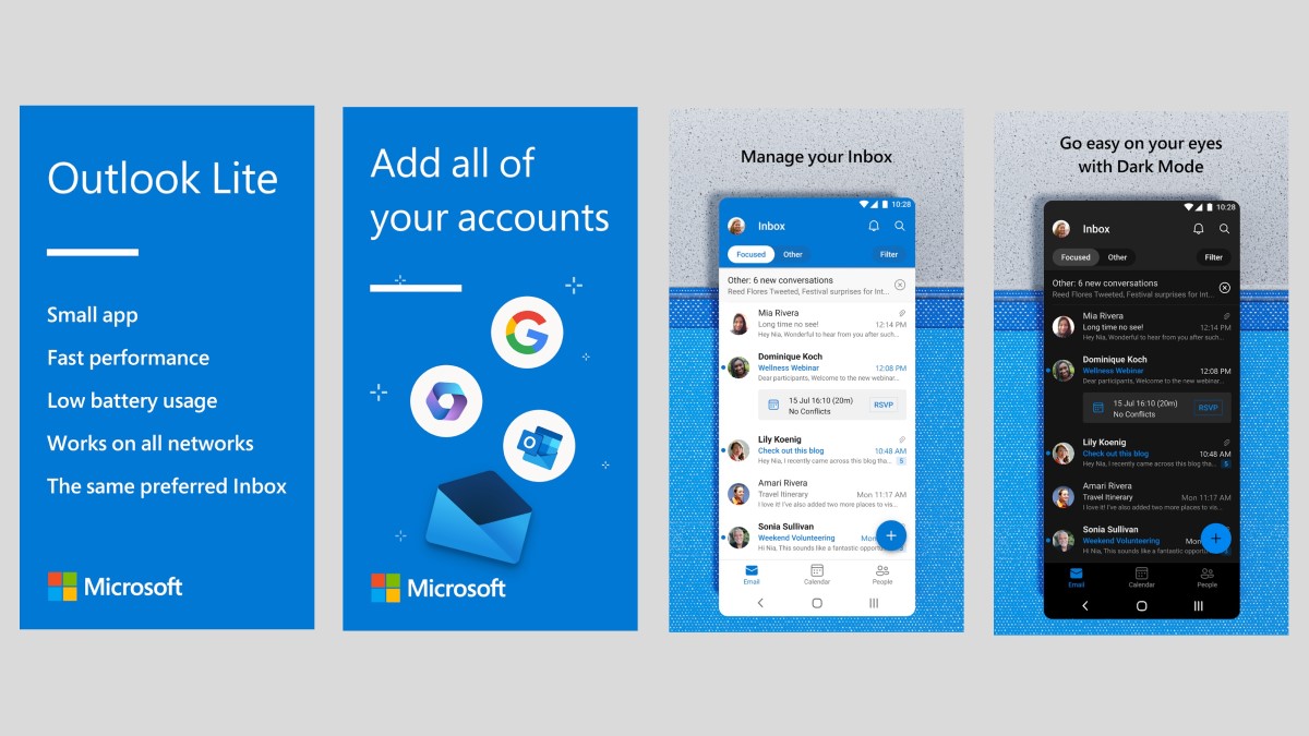 Microsoft unveils Outlook Lite with SMS, local language support for Indian users