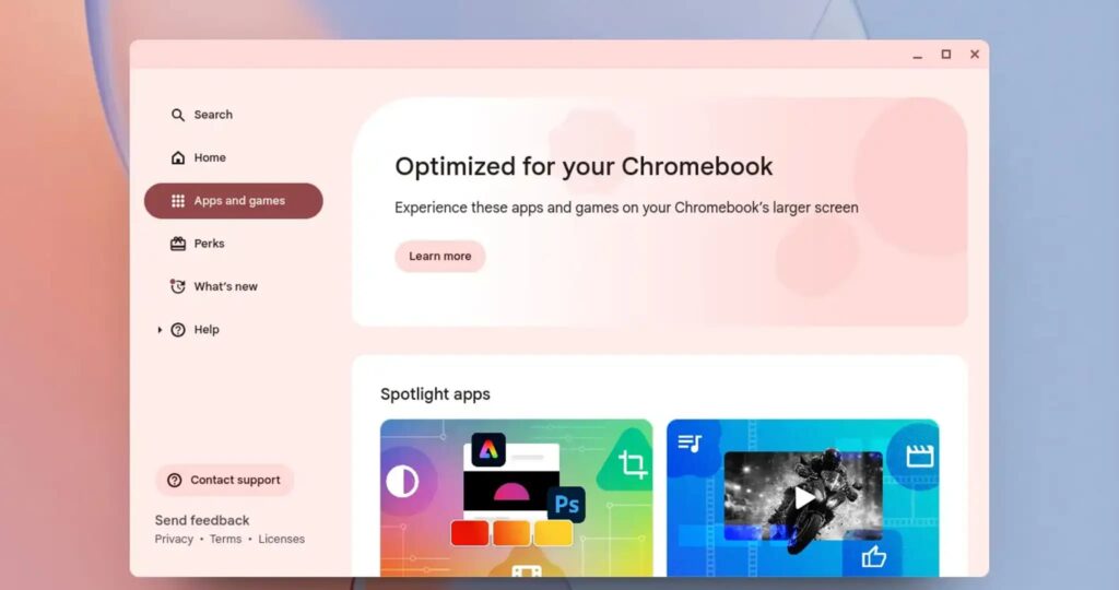 Google Unveils 'App Mall': A Unified App Store for Chromebooks